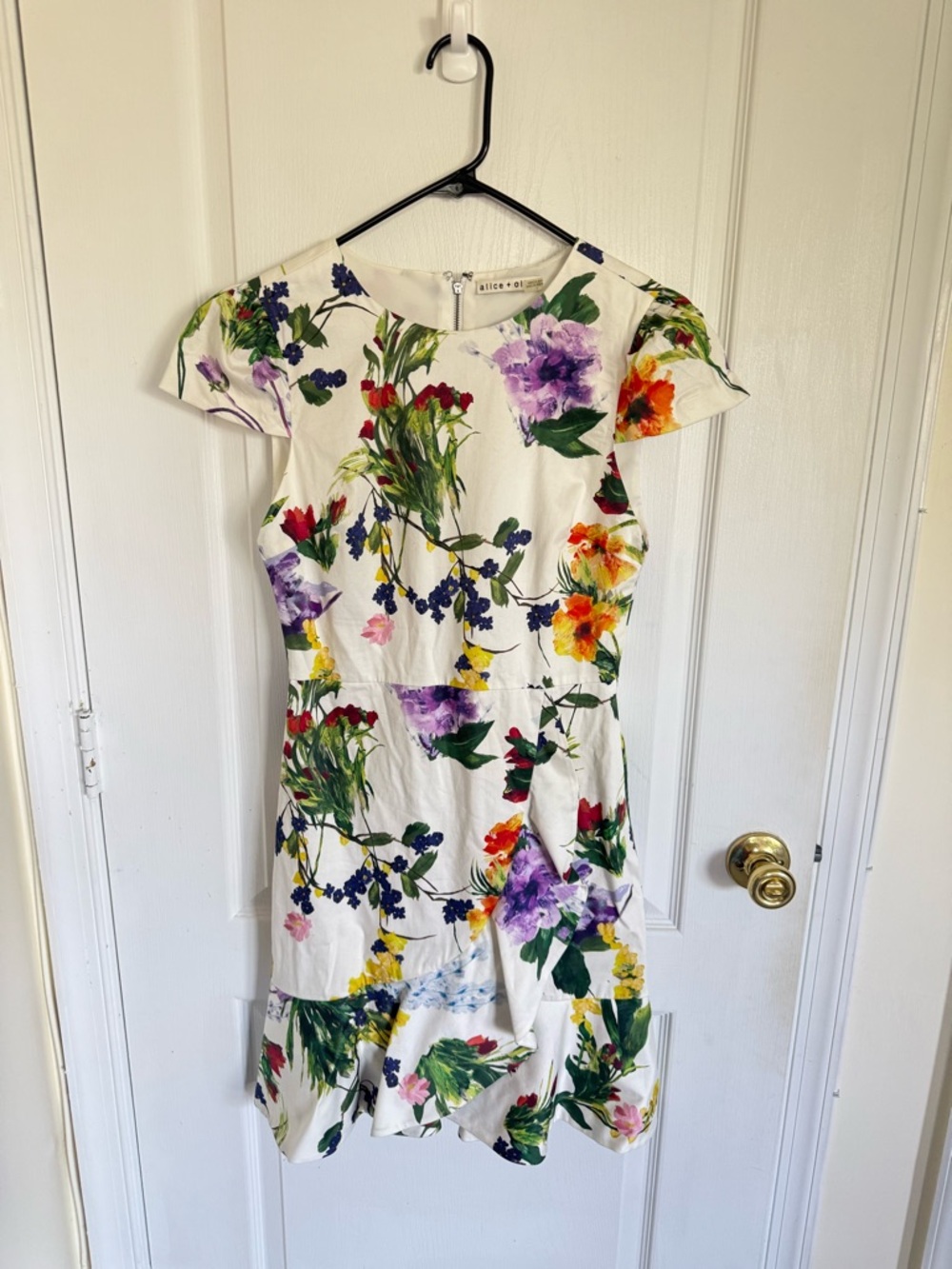 Alice + Olivia Kirby Wildflower Mini Dress - Picture 5 of 7